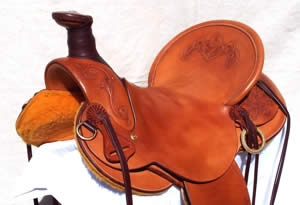 3B Visalia-style old-timer saddle
